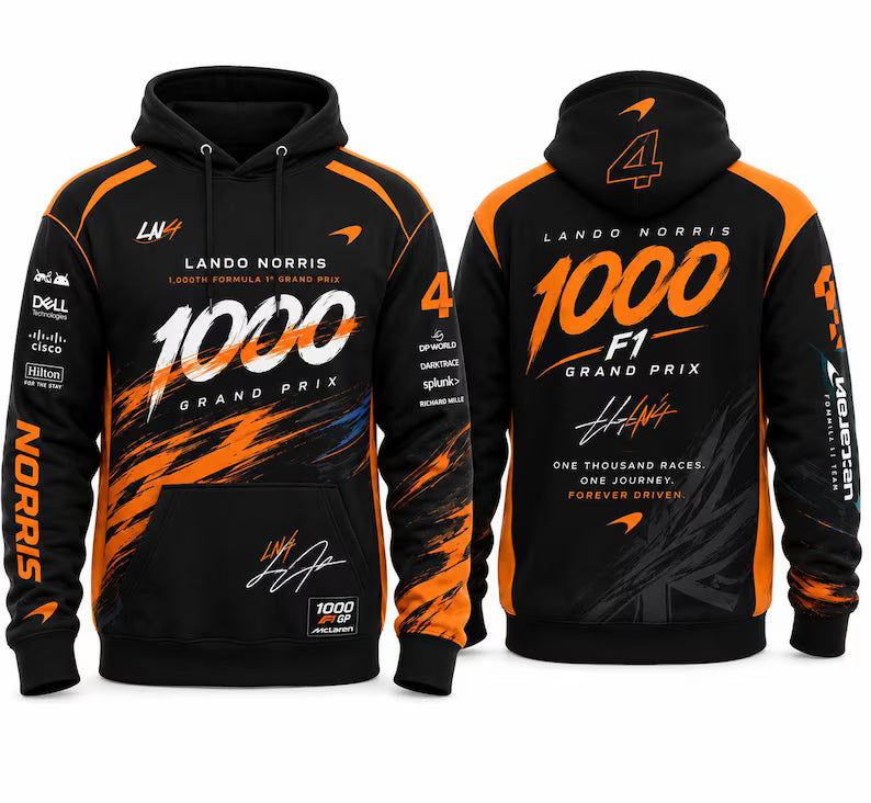 Formula 1 McLaren Hoodie- 1000 GP Lando Norris Hoodie