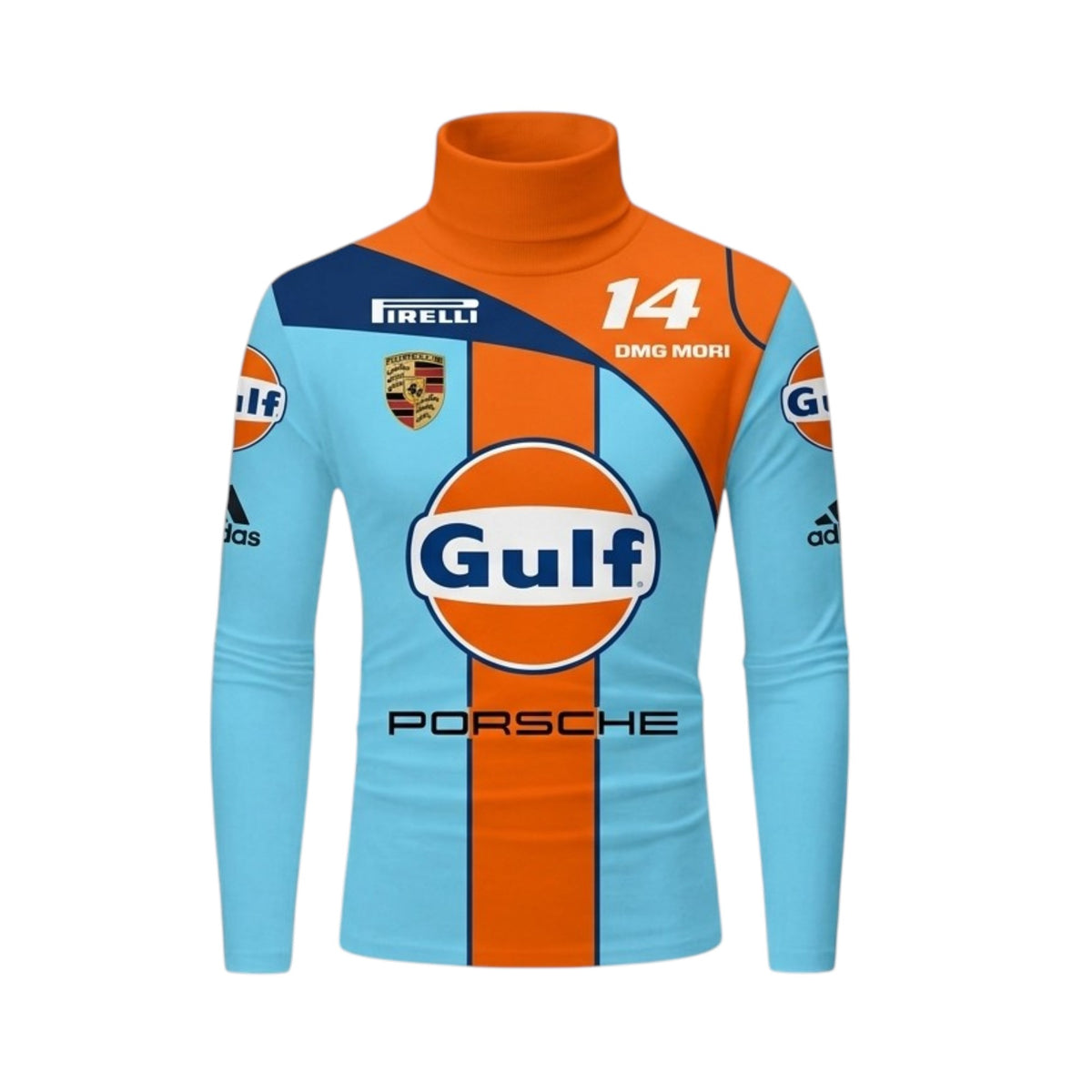 Fernando Alonso Porsche Neck Compression Shirt