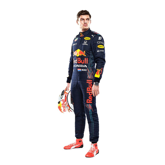 F1 Oracle Red Bull 2021 Go-Kart Racing Suit MAX