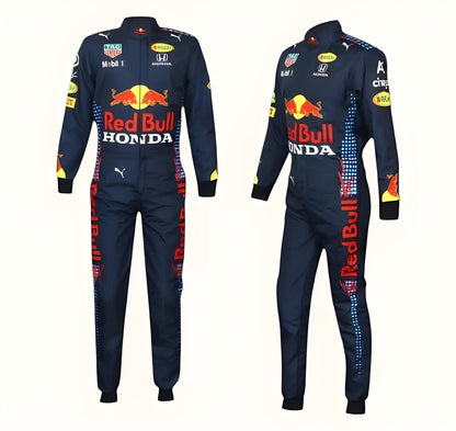 F1 Oracle Red Bull 2021 Go-Kart Racing Suit MAX