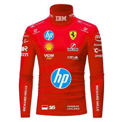 Charles Leclerc Ferrari Compression Shirt - 2025