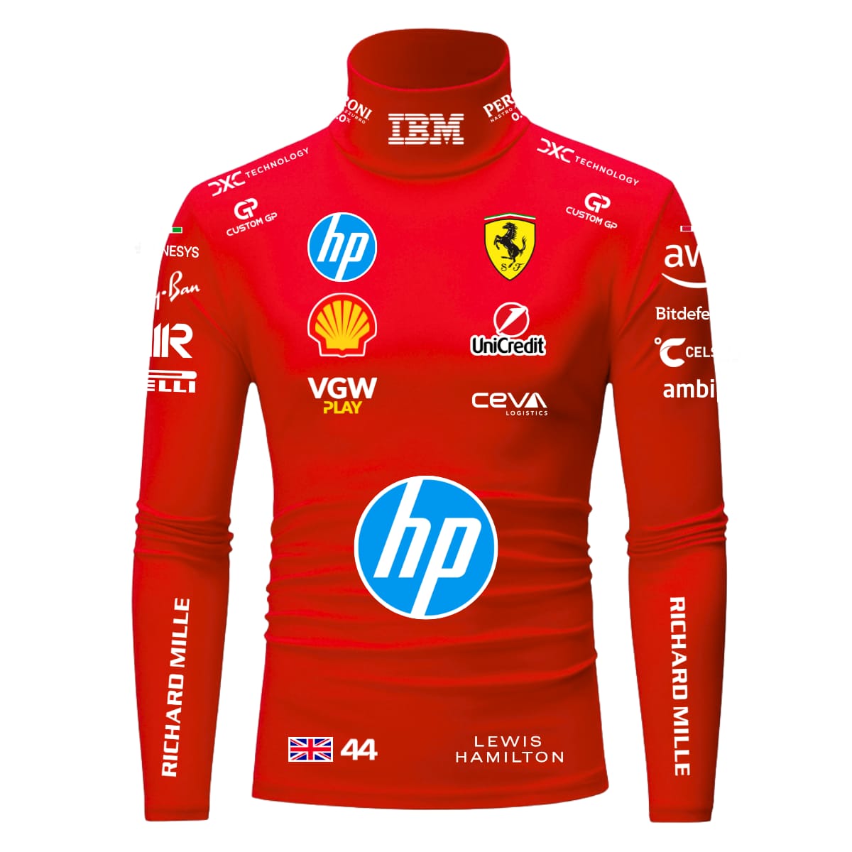 Lewis Hamilton Compression Shirt - 2025