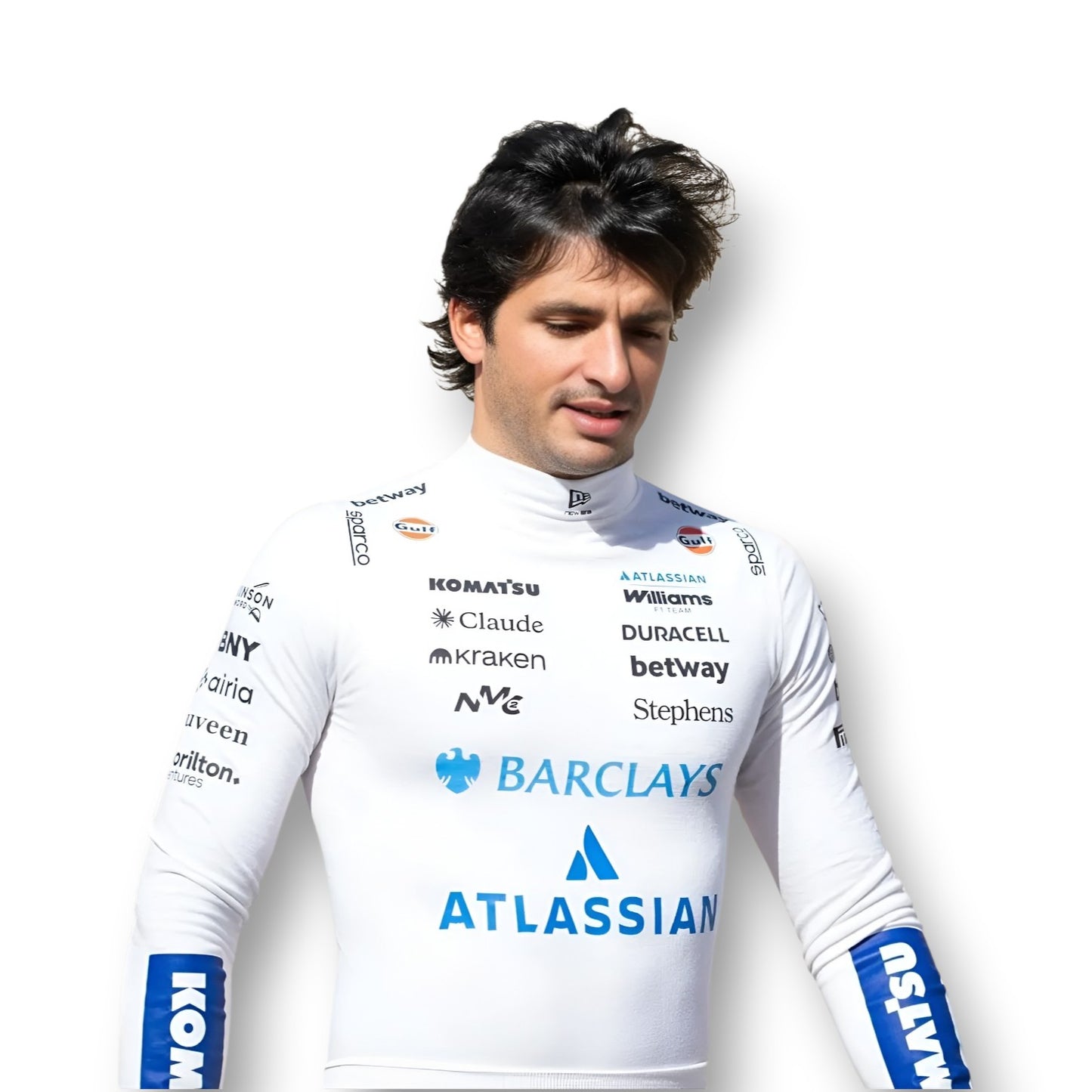 Williams 2026 F1 Racing Carlos Sainz compression shirt