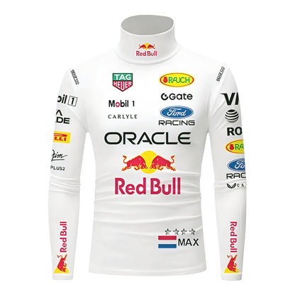 Max Verstappen white Red Bull F1 Compression Shirt