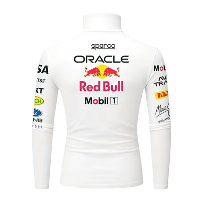 Max Verstappen white Red Bull F1 Compression Shirt