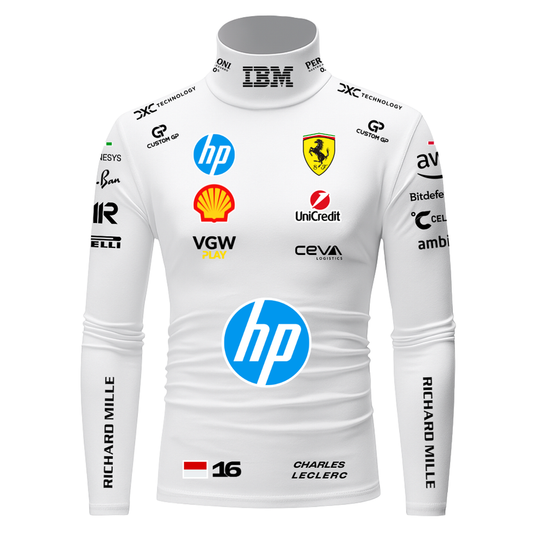Charles Leclerc Ferrari Compression Shirt - 2025