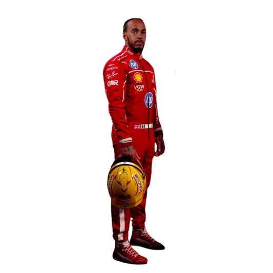 Lewis Hamilton f1 racing suit 2025 costume
