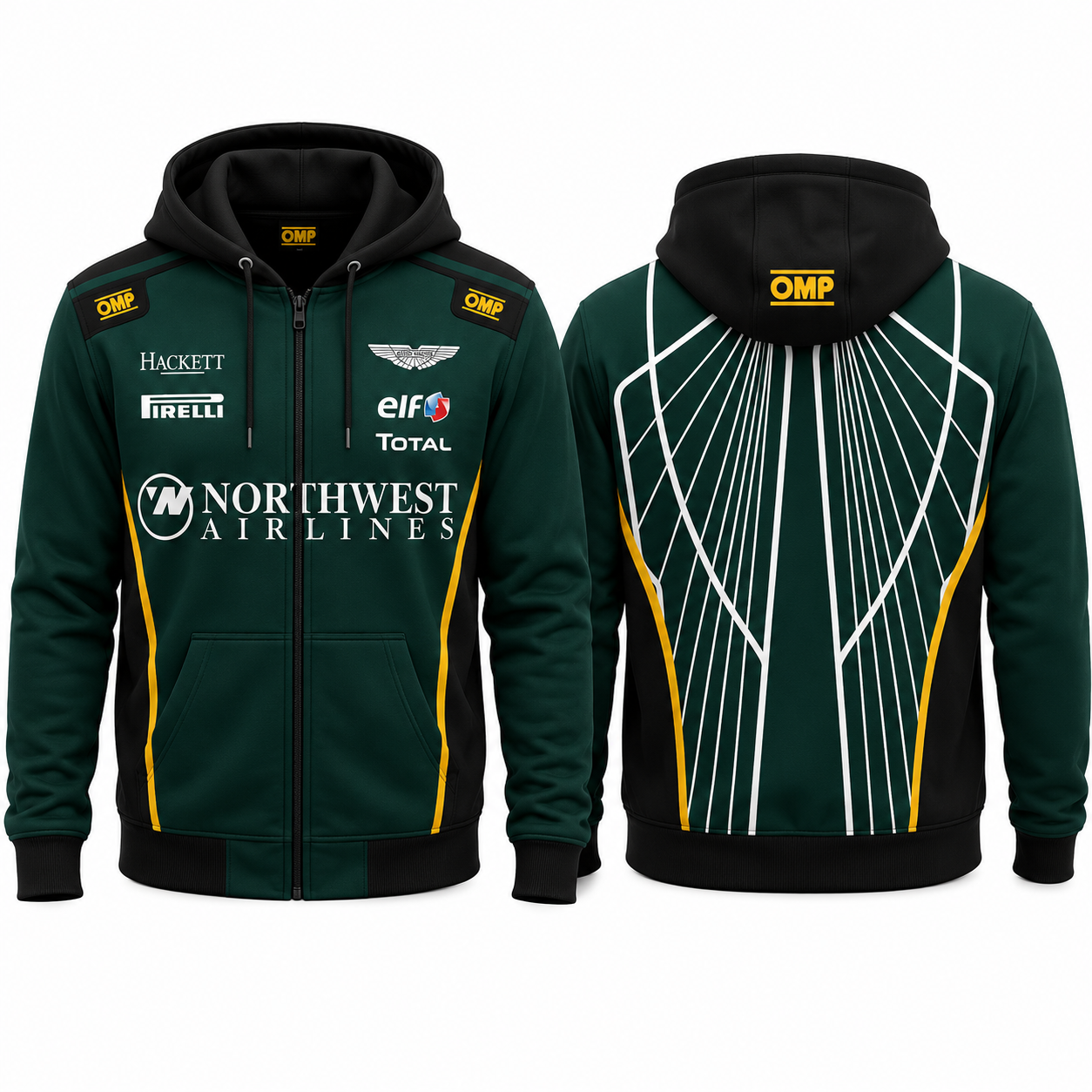Aston Martin F1 racing style hoodie